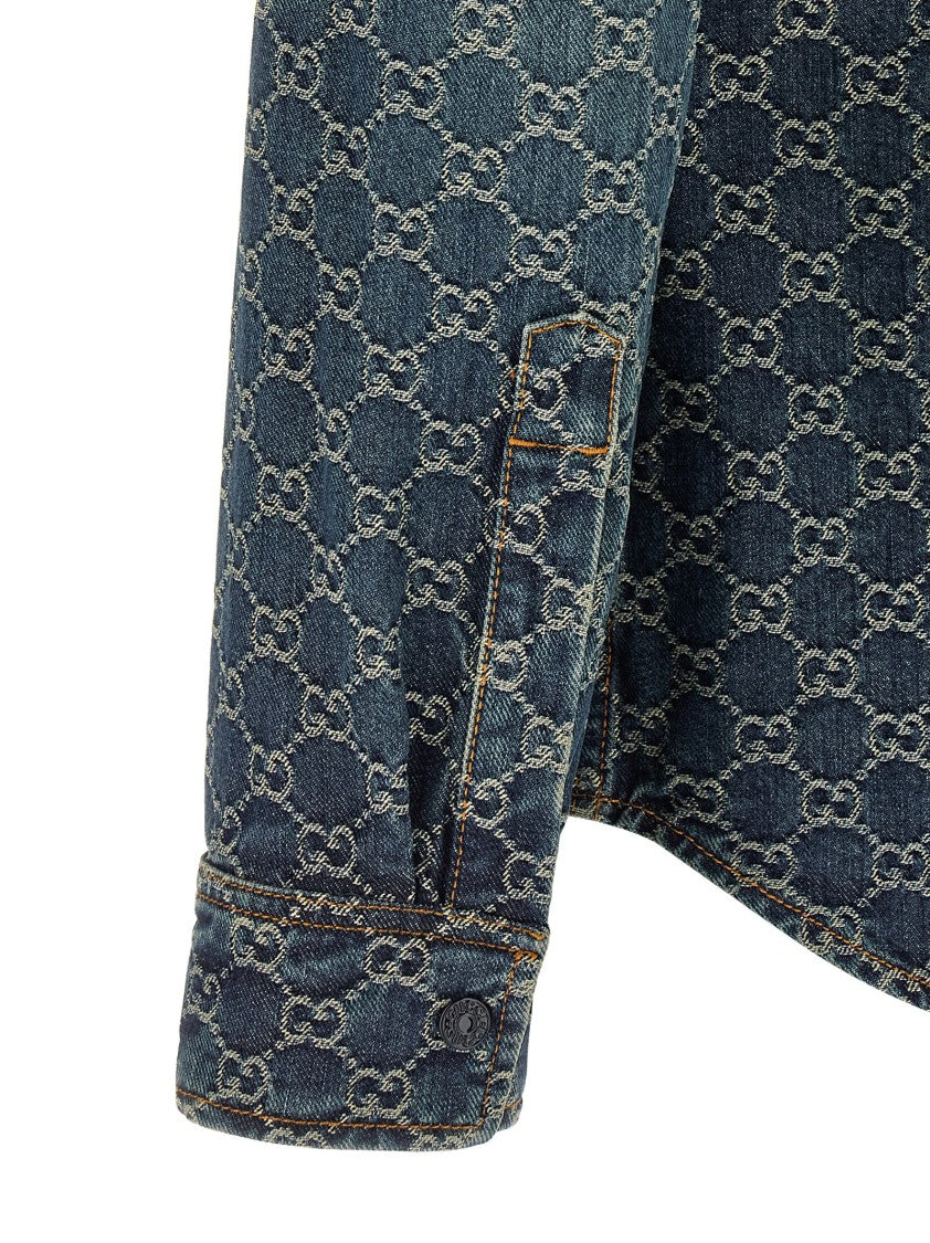 Gucci Gg Jacquard Shirt
