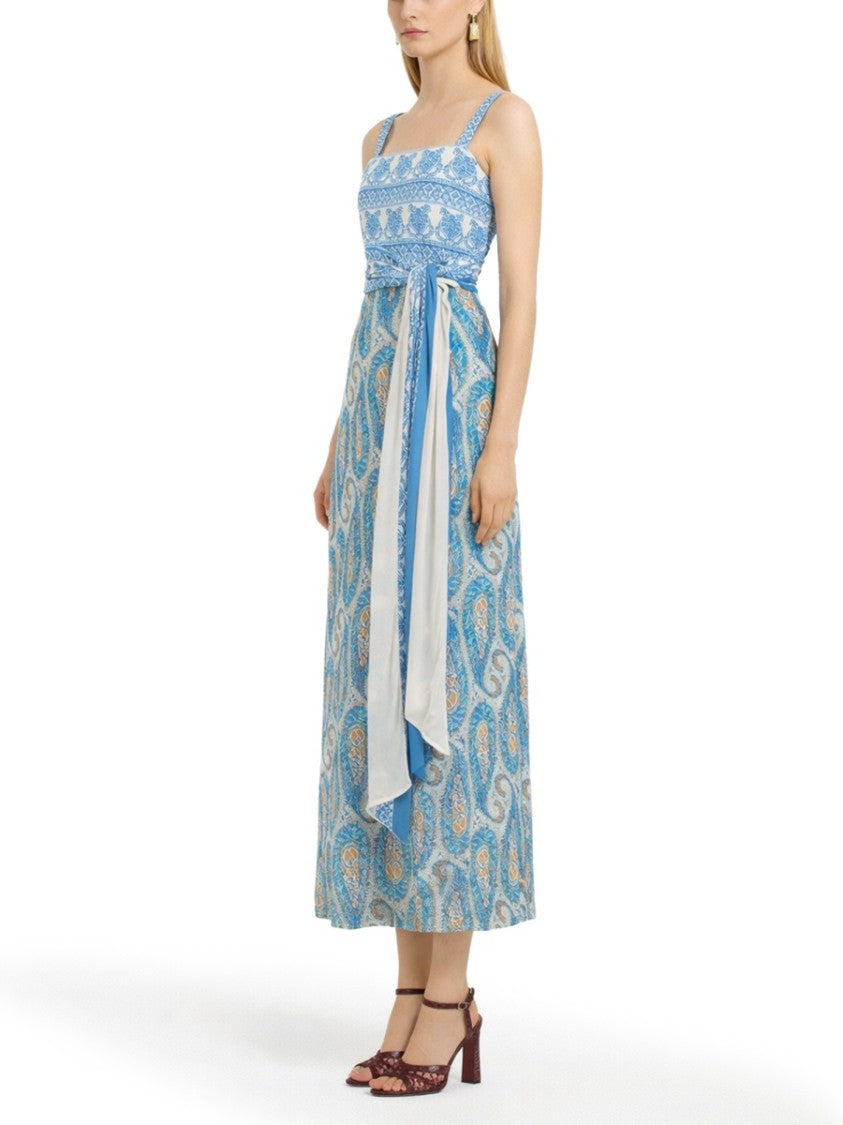 Etro Bret Paisley Pattern Maxi Dress