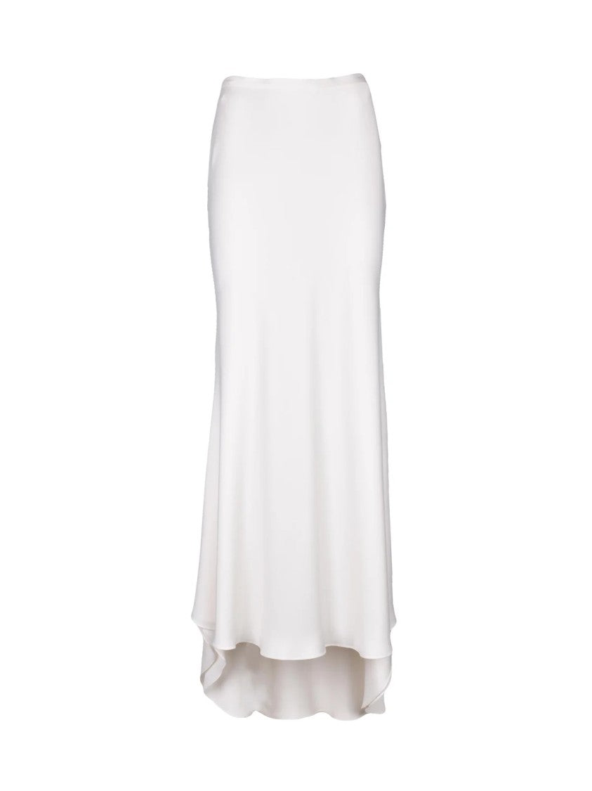 Philosophy Di Lorenzo Serafini White Pearl Tapered Mermaid Maxi Skirt