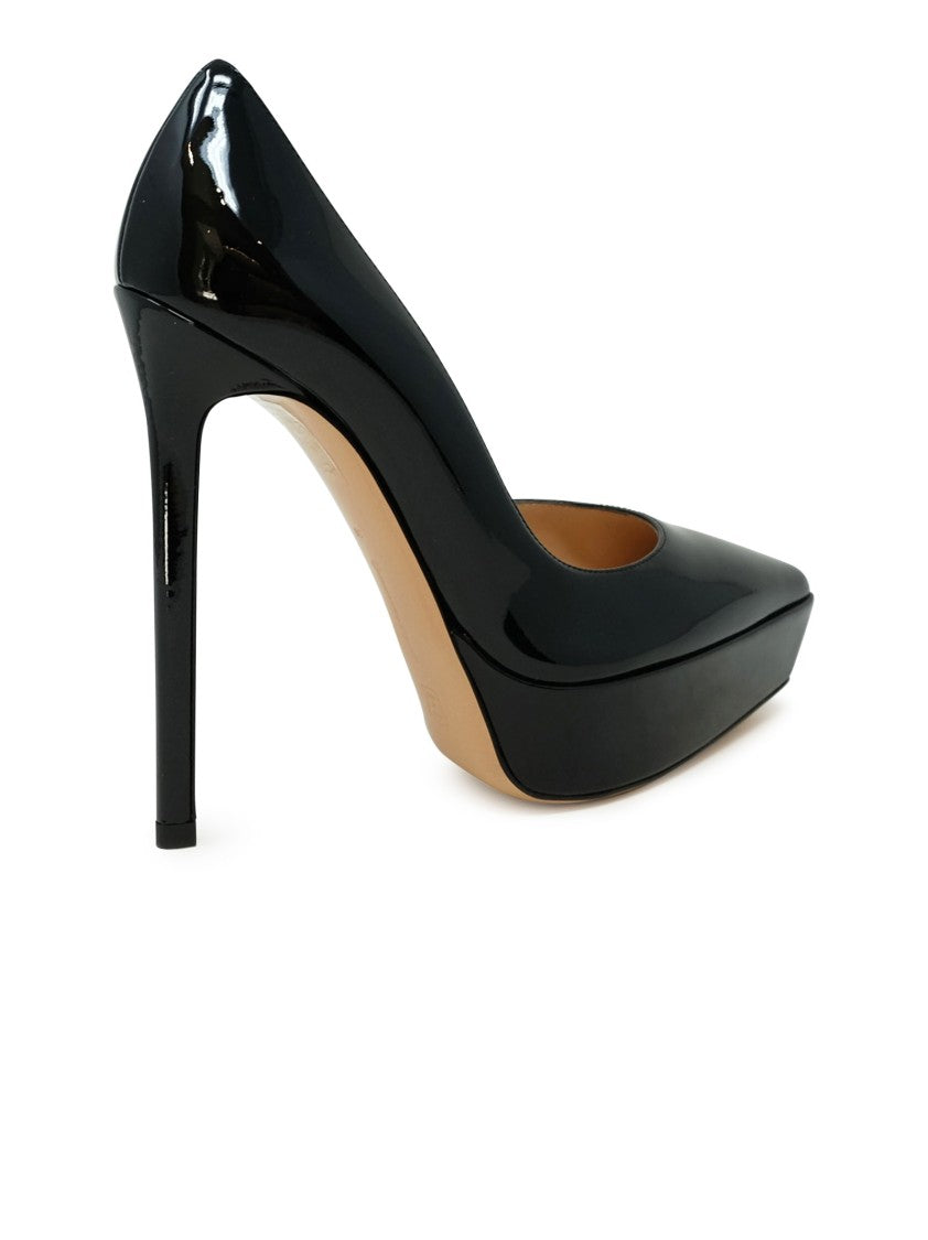 Gianvito Rossi Black Patent Leather Pumps