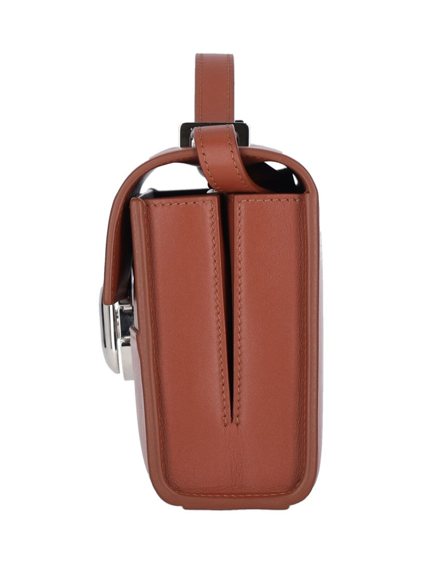 Savette Hammered Leather Crossbody Bag With Convertible Strap