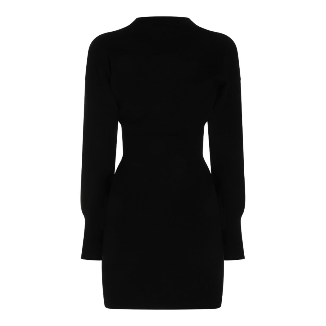 Anine Bing Fitted Mini Dress With Long Sleeves And Metallic Detail