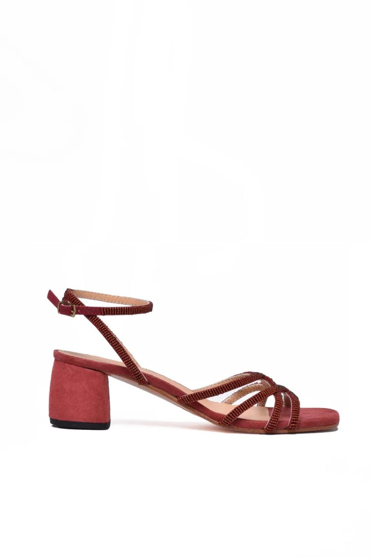 Maliparmi Maliparmi Heeled Sandal - Red