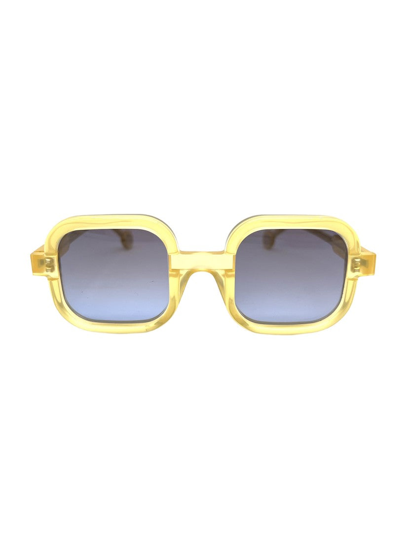 Anne & Valentine Yellow Orange Acetate Celluloid International Sunglasses