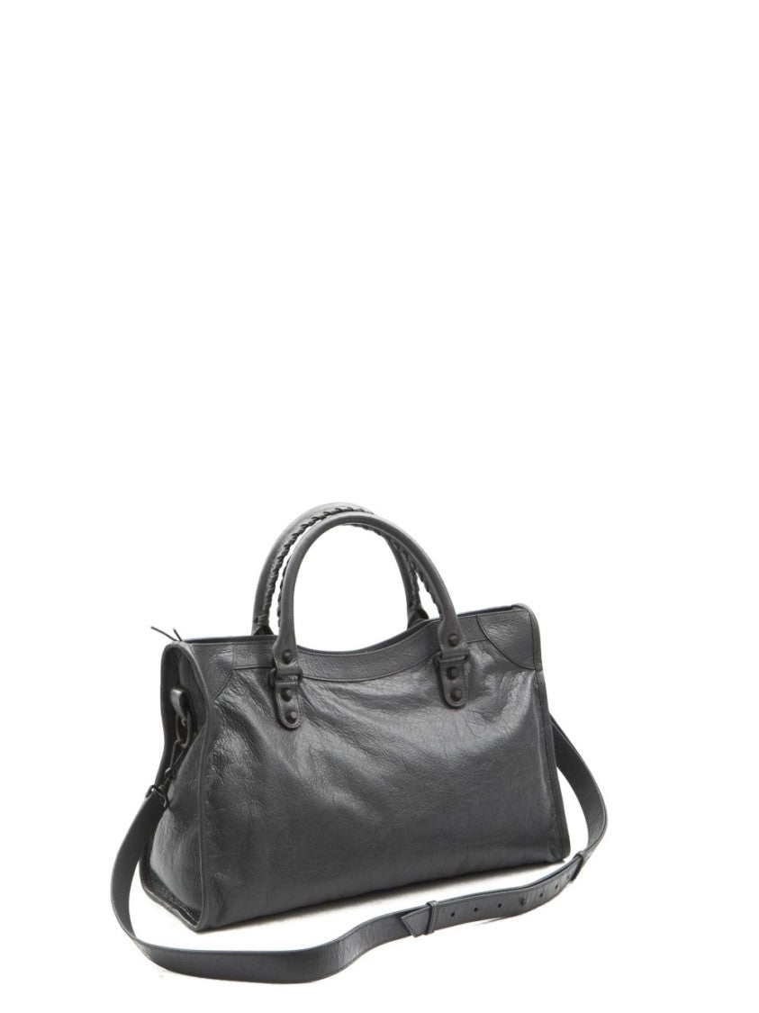 Balenciaga Medium Le City Bag In Volcanic Rock