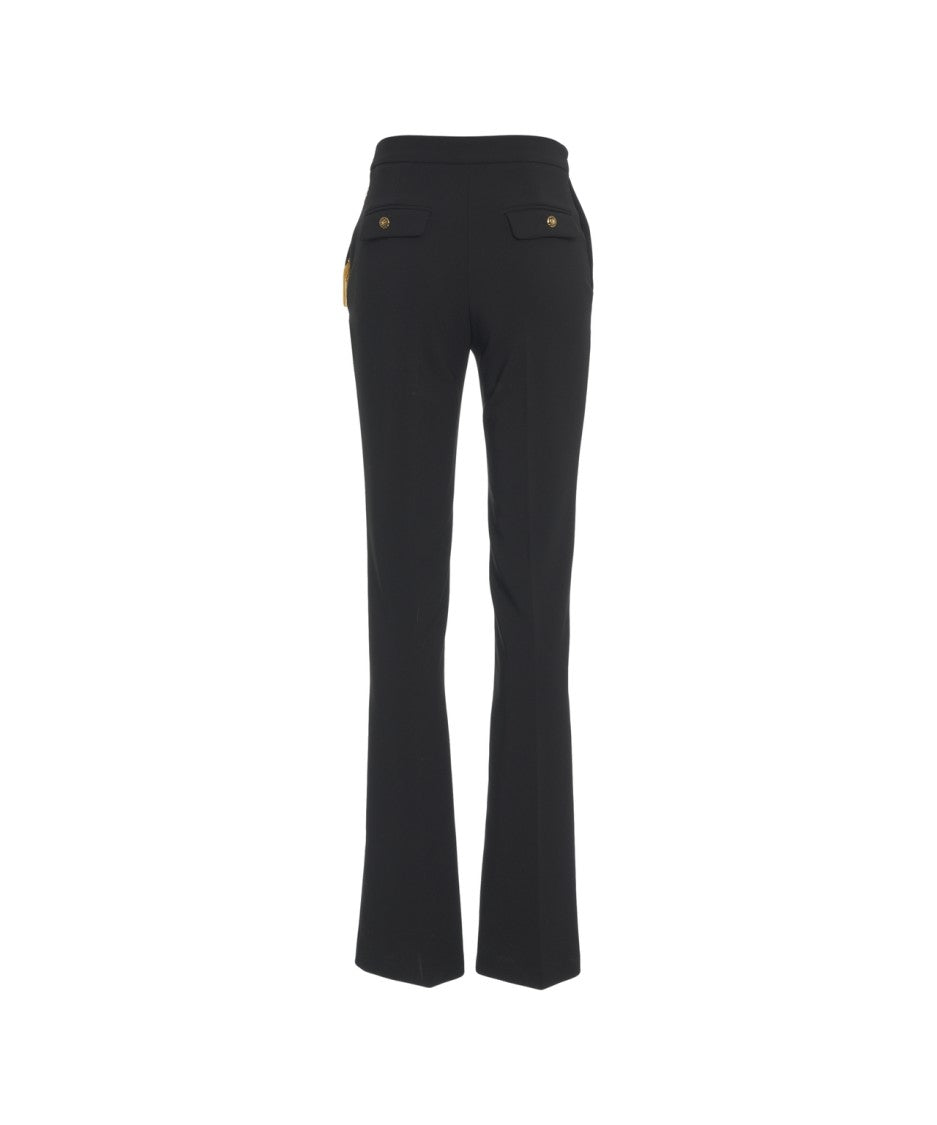 Elisabetta Franchi Trousers With Chain Detail
