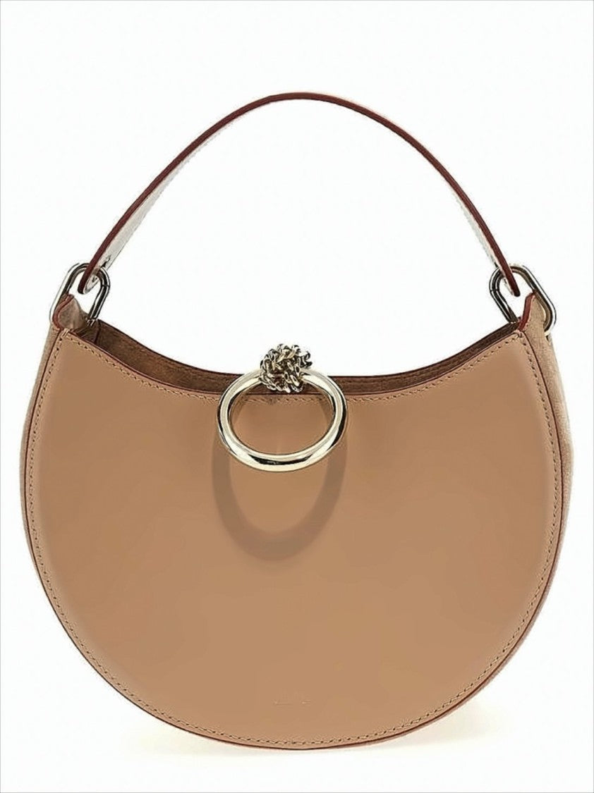 Chloé Crescent-Shaped Calf Leather Tote Bag
