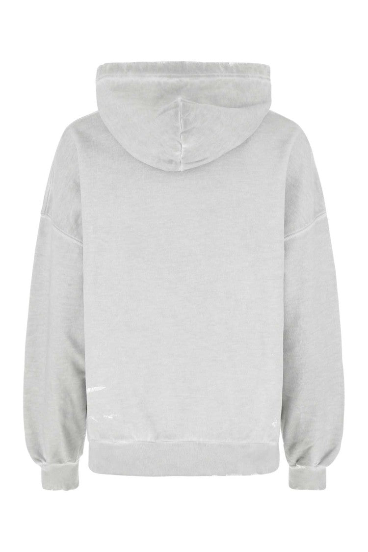 Balenciaga Grey Cotton Oversize Sweatshirt