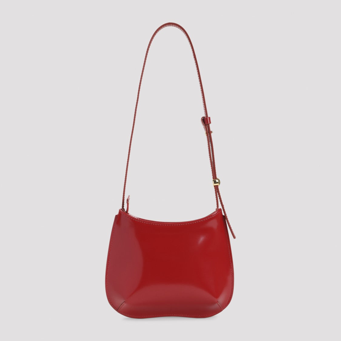 Jacquemus Compact Red Calf Leather Handbag