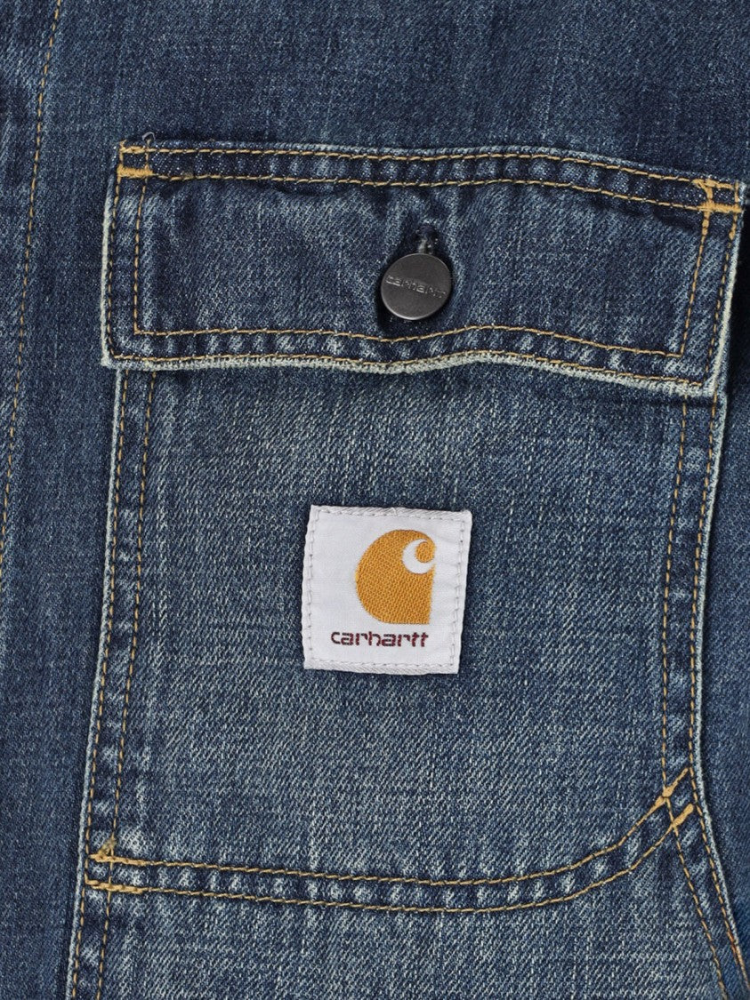 Carhartt Wip Blue Relaxed-Fit Cotton Denim Jacket