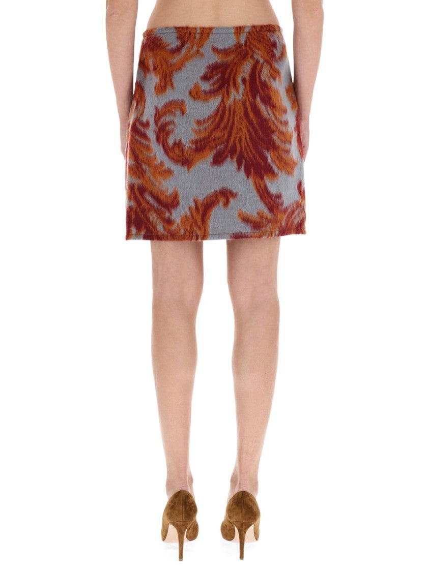 Etro Button Detail Mini Skirt