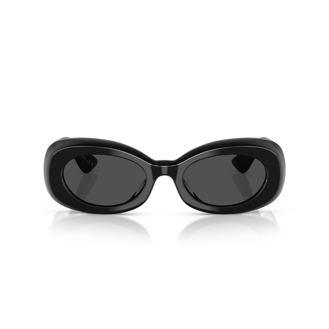 Oliver Peoples 0Ov5606su Oversized Black Acetate Sunglasses With Gold Accents