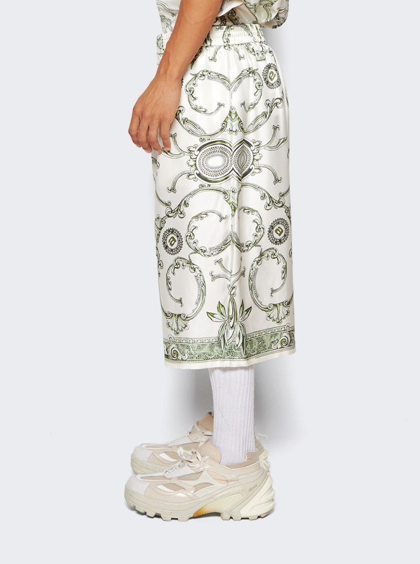 Alexander Wang Silk Money Print Boxer Shorts