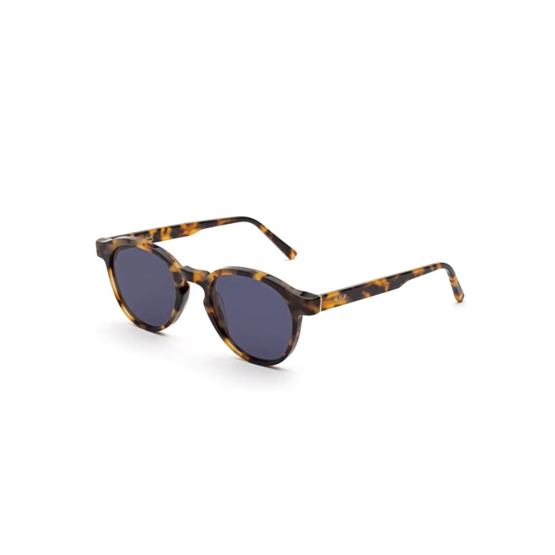 Retrosuperfuture The Warhol Cheetah Round Tortoiseshell Sunglasses