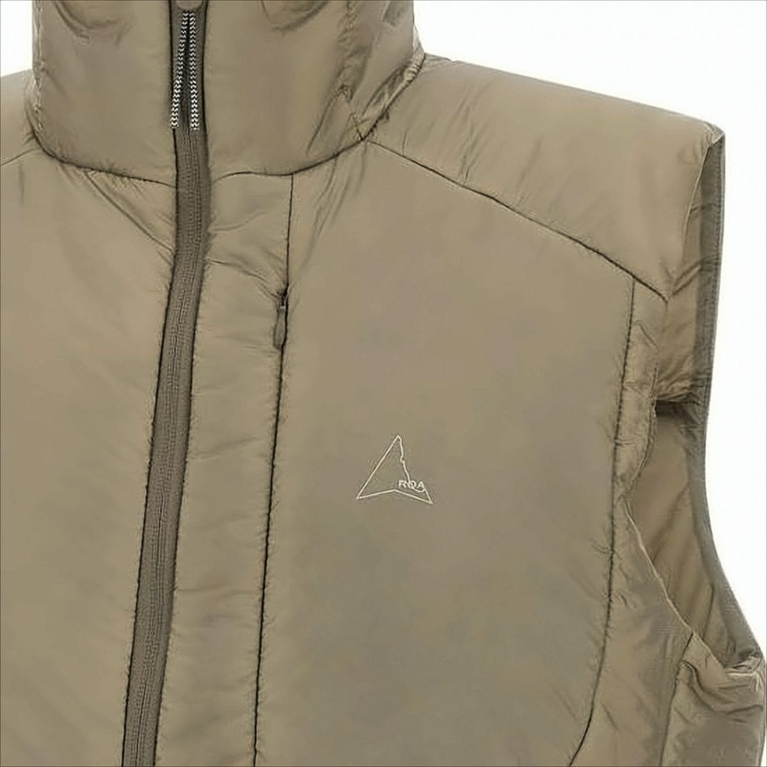 Roa High-Collar Sleeveless Vest With Minimalist Logo