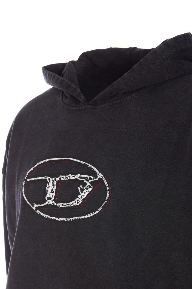 Diesel Multicolor Cotton Diesel Sweatshirt With Distinctive Logo Design