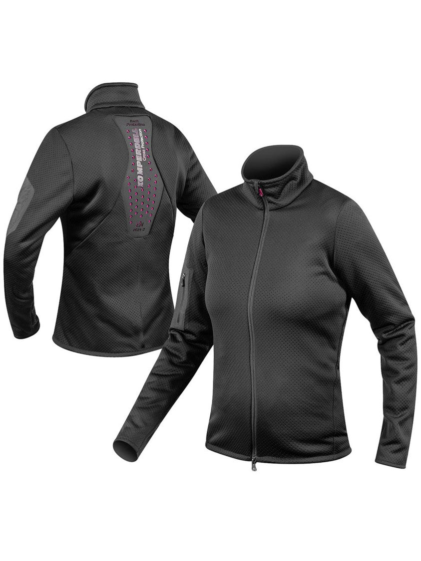 Komperdell Grey Full Zip Technical Technical Sweater