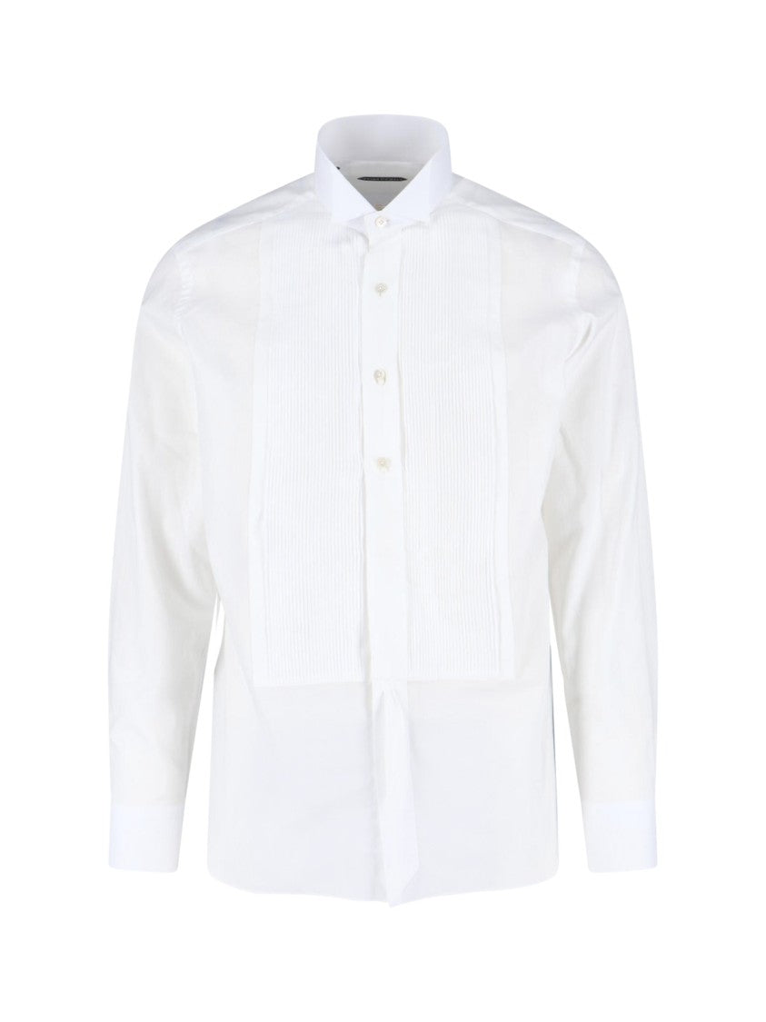 Tom Ford Tailored White Shirt With Structured Collar