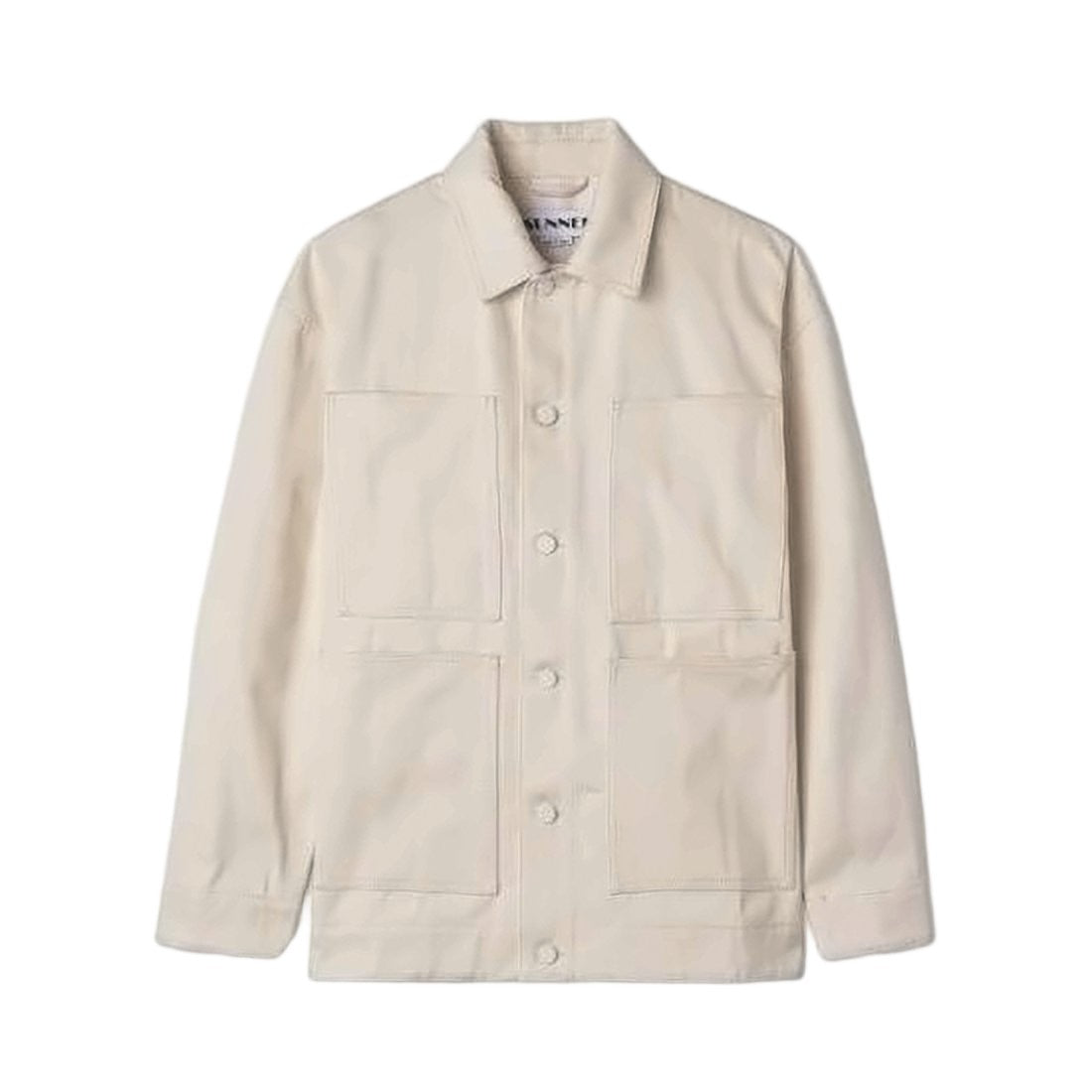 Sunnei Structured Collar Long-Sleeve Shirt With Patch Pockets
