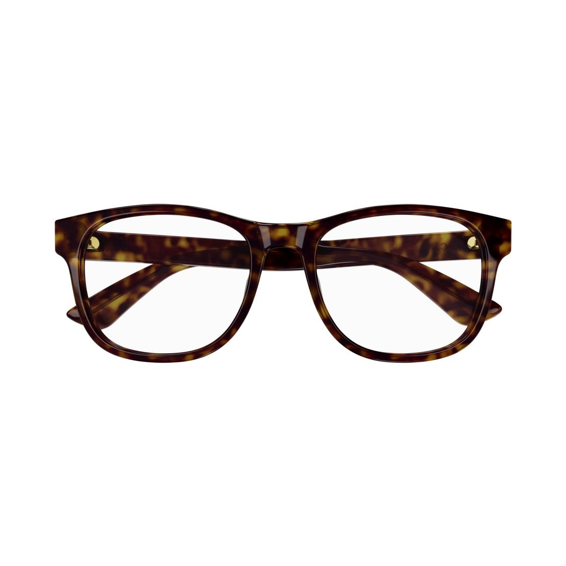 Gucci Gg1344o Classic Square Frame Tortoiseshell Eyeglasses