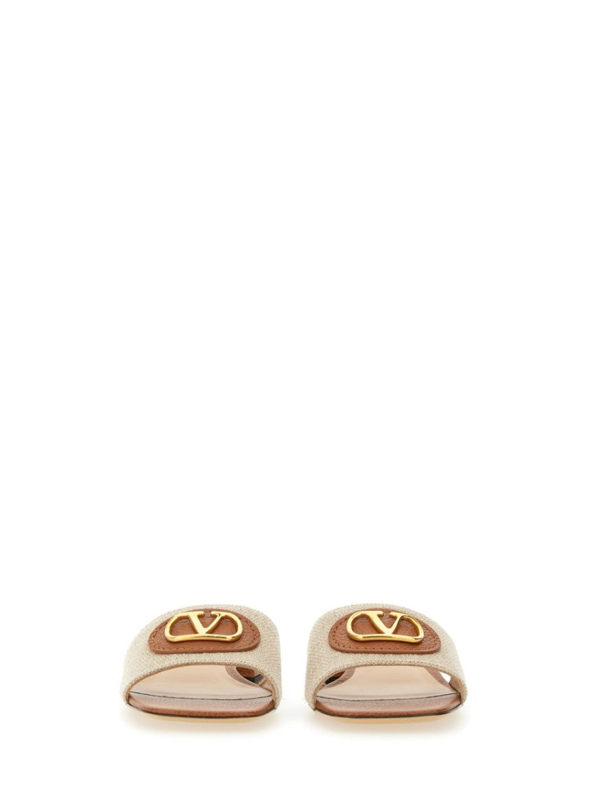 Valentino Garavani "Vlogo Signature" Slide Sandal
