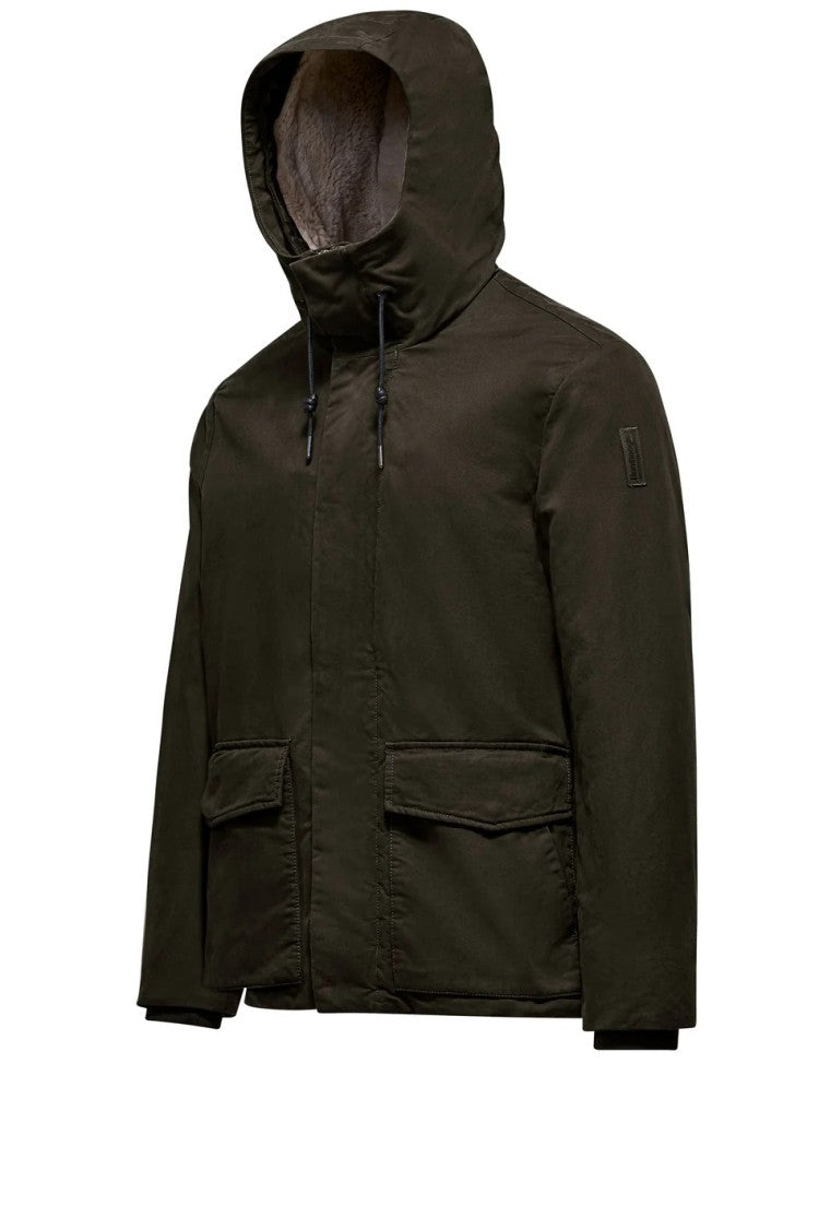 Bomboogie Functional Windbreaker With Removable Hood