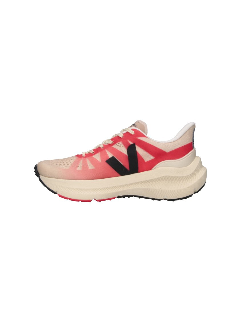 Veja Rounded Toe Sneakers With Lace-Up Closure And Contrast Details