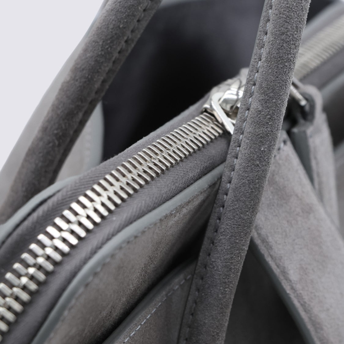 The Attico Suede-Like Slouchy Handbag With Dual Handles