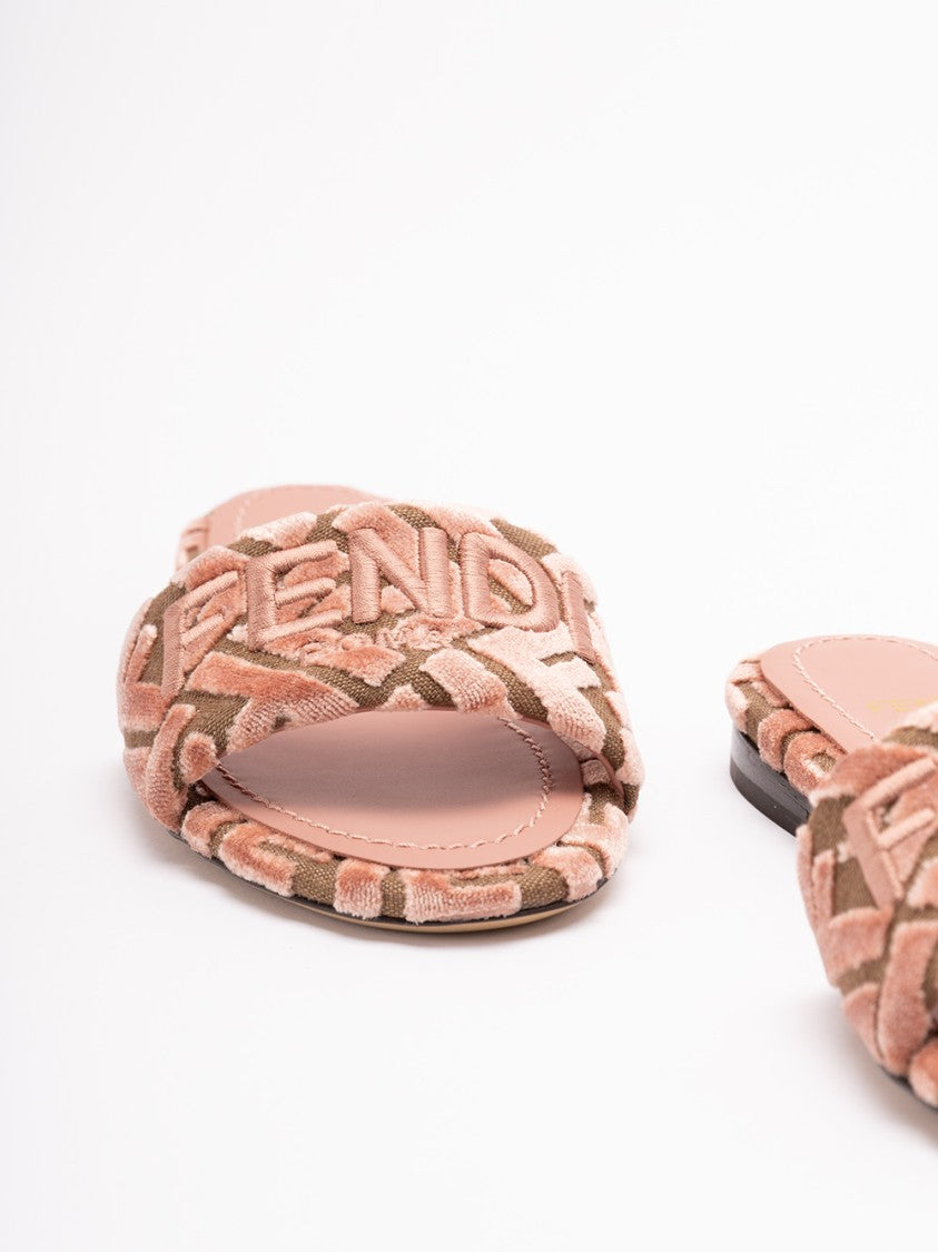 Fendi `Ff` Slides