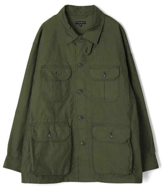 Engineered Garments Structured Green Suit Set With Multiple Pockets