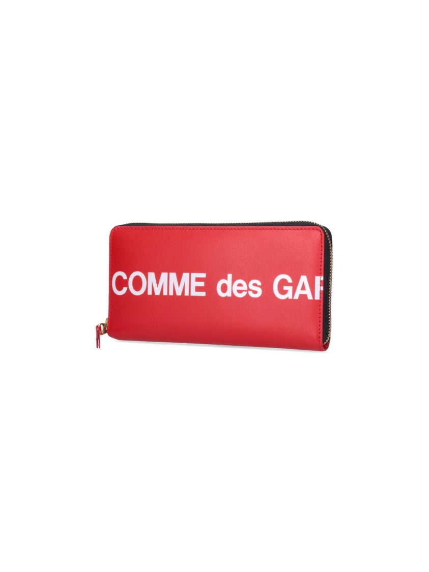 Comme Des Garçons Logo Wallet – Red