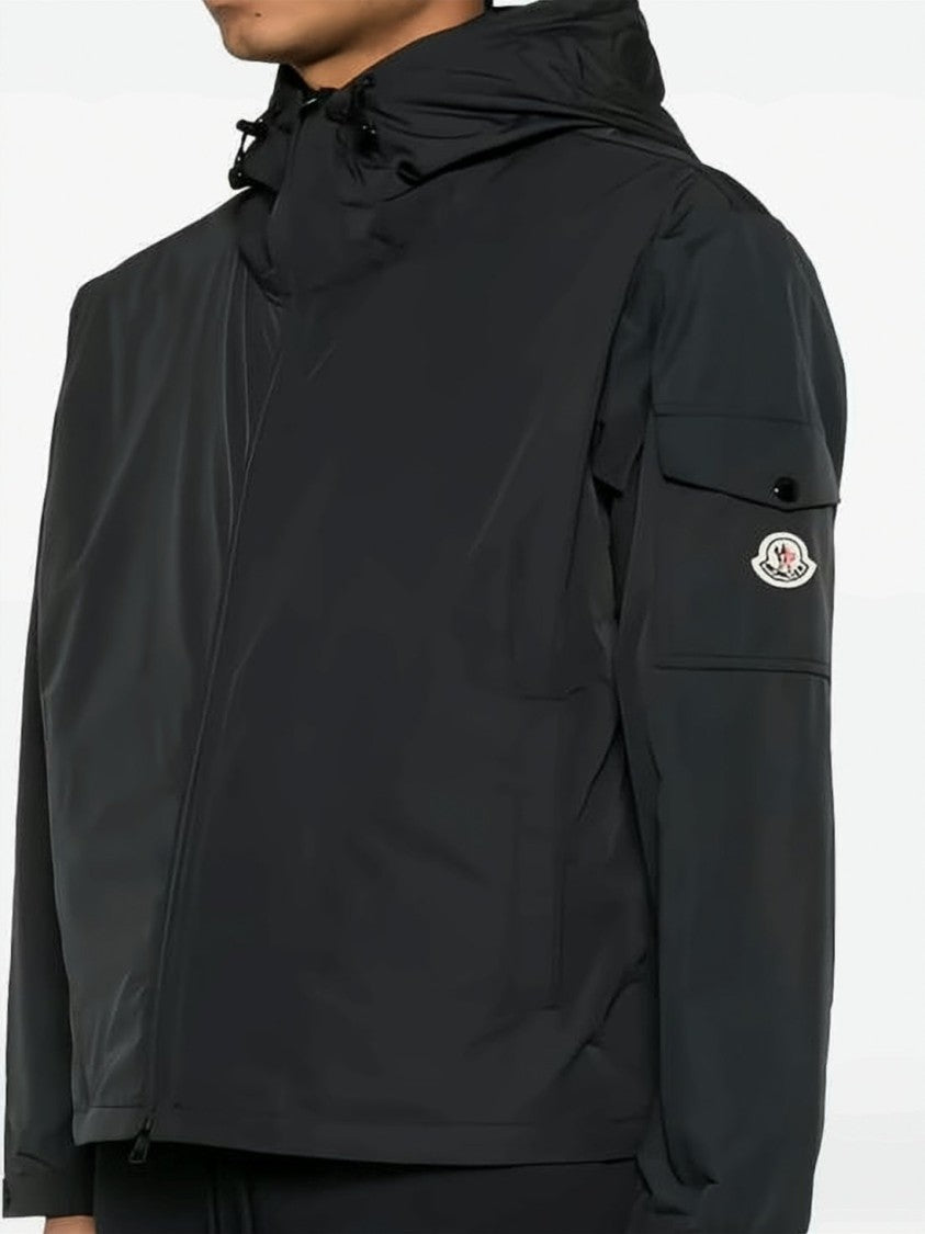 Moncler Polyester Jacket With Hood