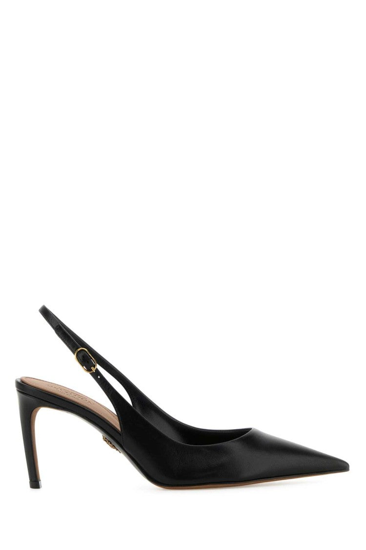 Dolce & Gabbana Black Leather Devotion 75 Pumps