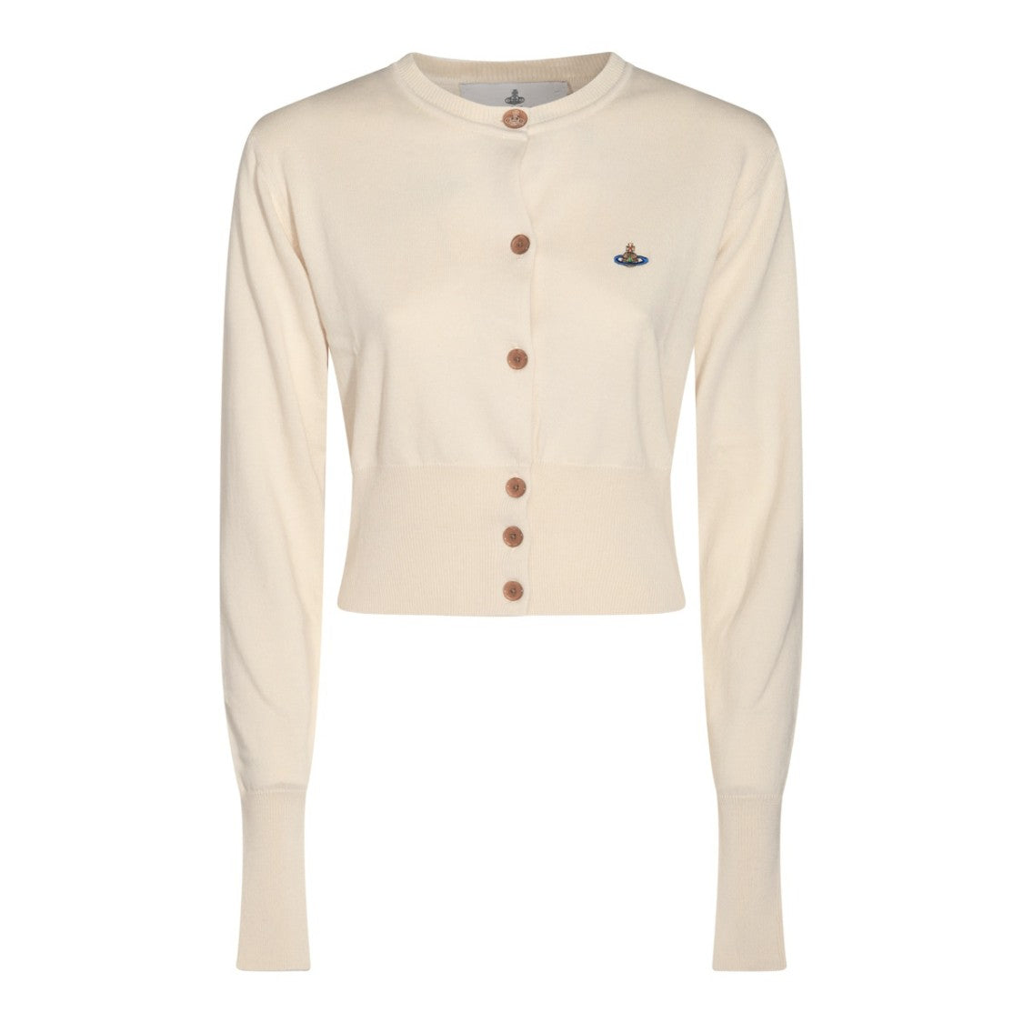 Vivienne Westwood Cream Cotton Knit Sweater