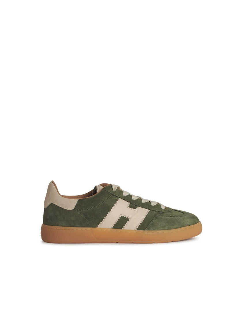 Hogan Cool' Green Suede Sneakers