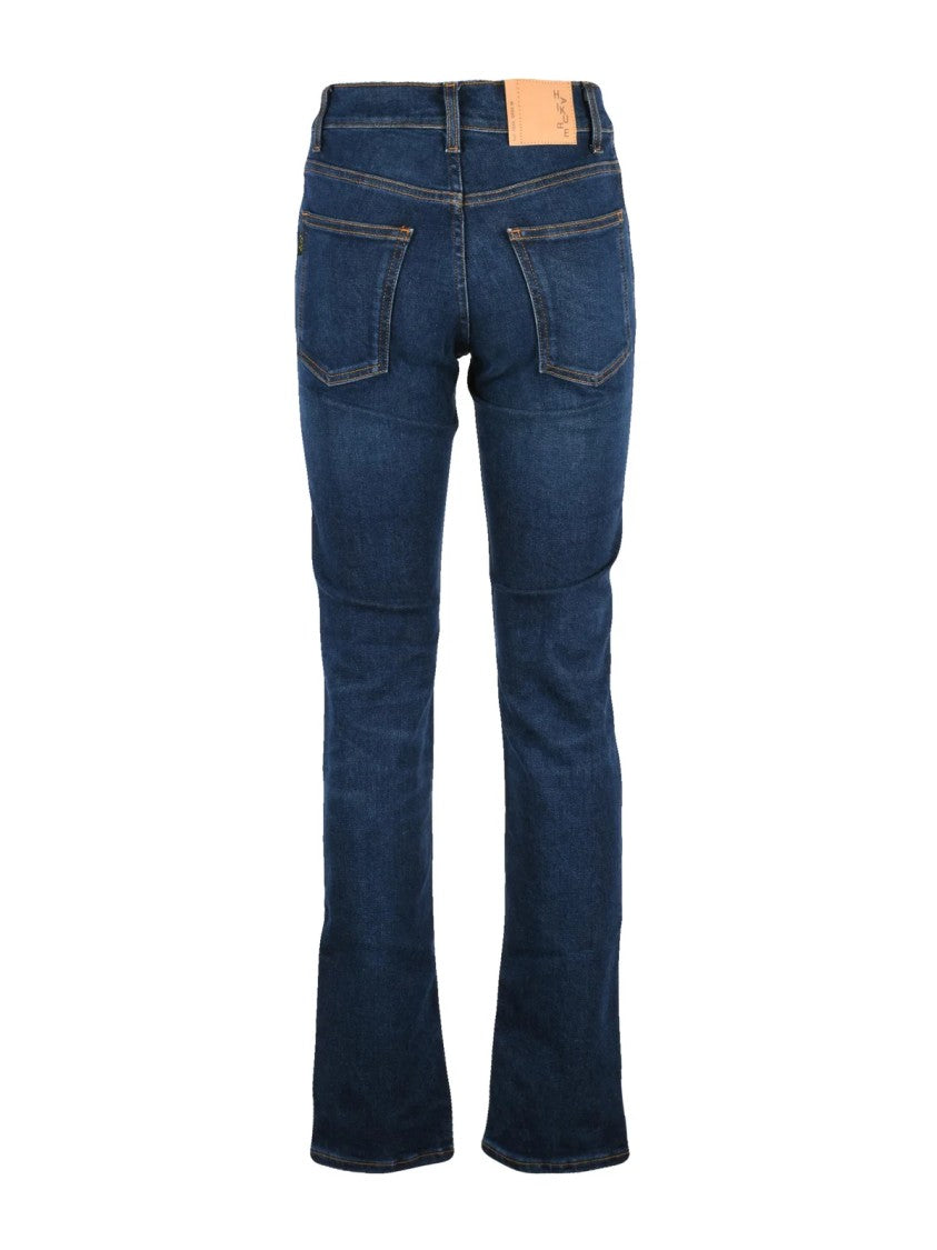 Haikure Classic Five-Pocket Denim Jeans With Flared Leg
