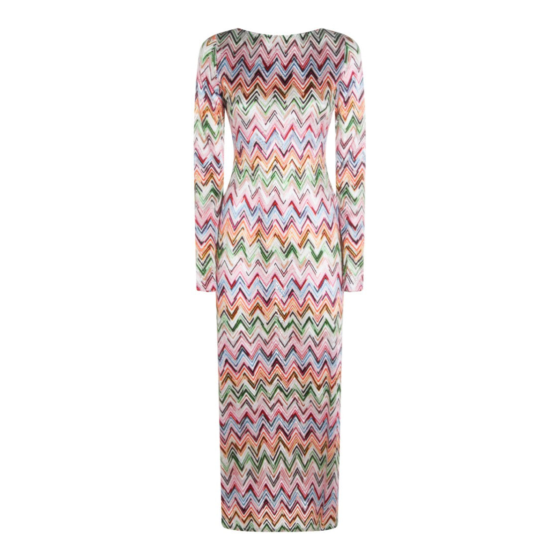 Missoni Zigzag Pattern Maxi Dress
