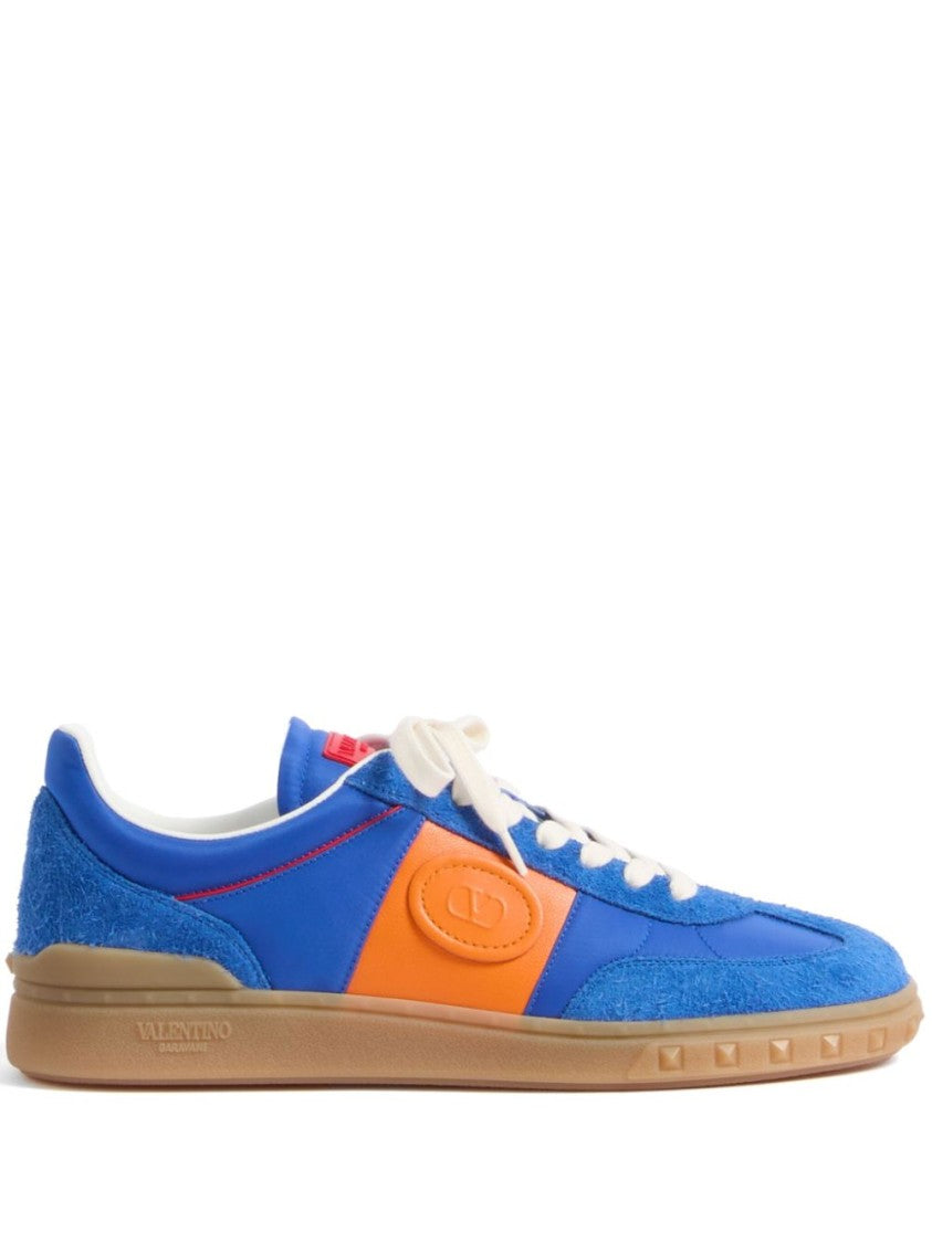 Valentino Garavani Color-Blocked Sneakers With Rockstud Detailing