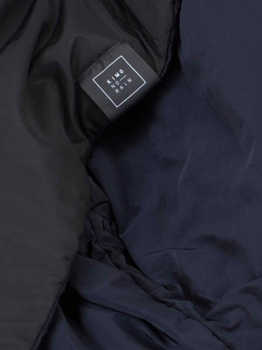 Kimono Rain Reversible Coat – Navy