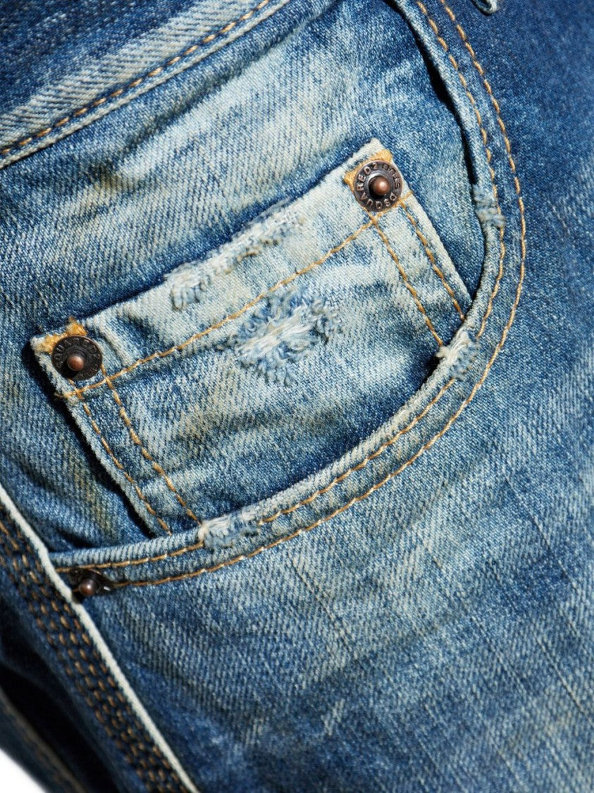 Dsquared2 Loose-Fit Distressed Denim Jeans