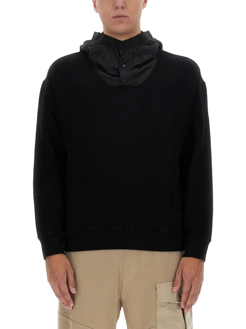 Ten C Layered Black Hoodie