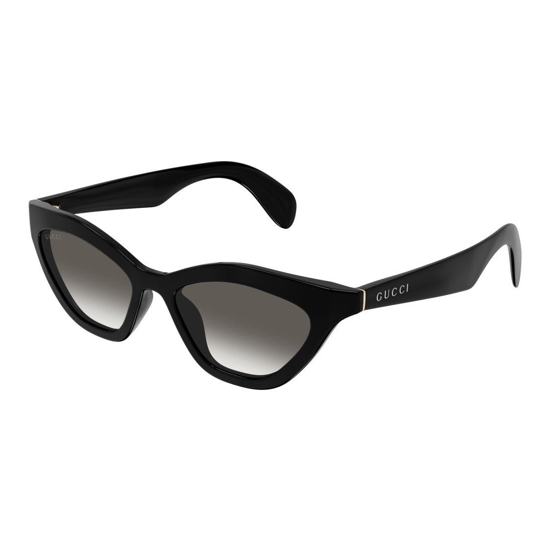 Gucci Gg1931s Bold Glossy Black Cat-Eye Sunglasses