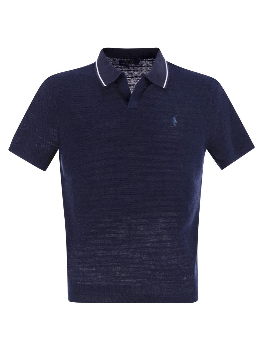 Polo Ralph Lauren Textured Cotton And Linen Jersey