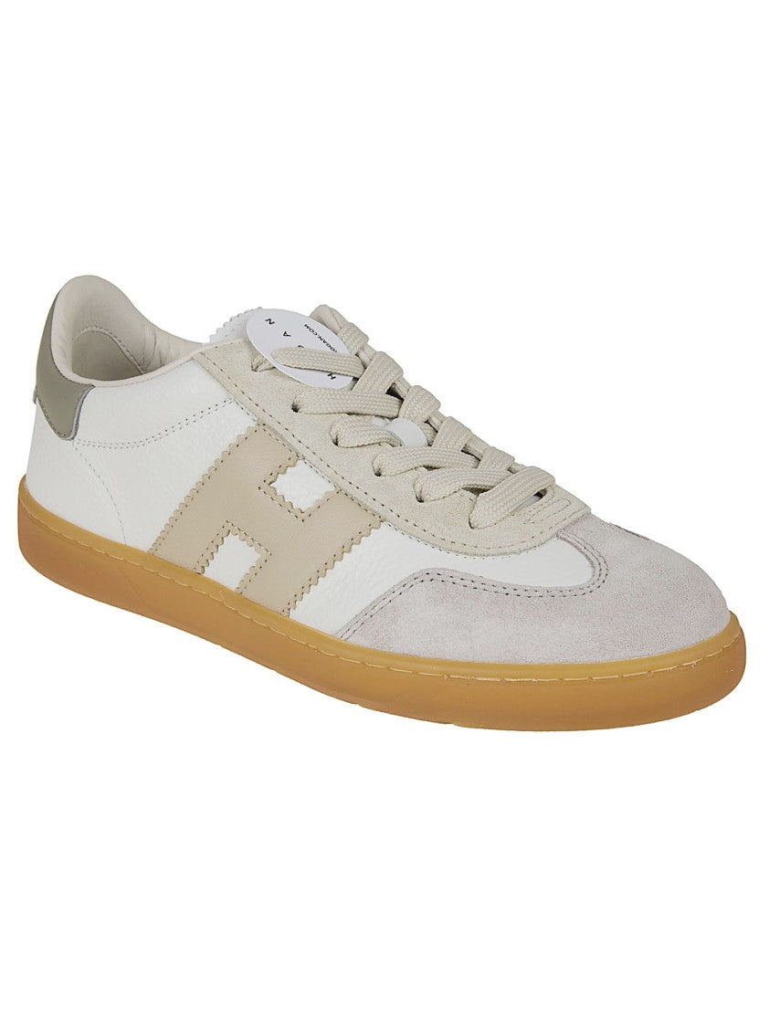 Hogan Amber Sole Design Sneakers With Calf Leather