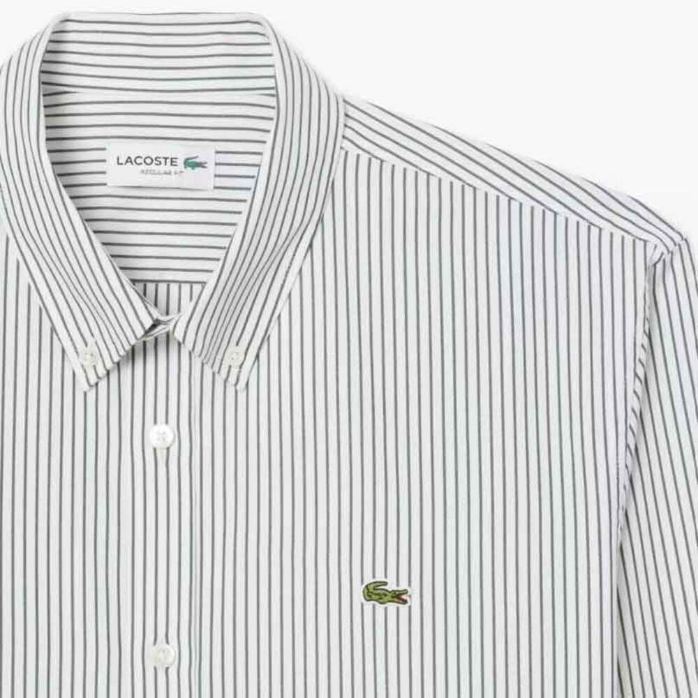 Lacoste Tailored Fit Button-Down Men's Shirt With Crisp Collar