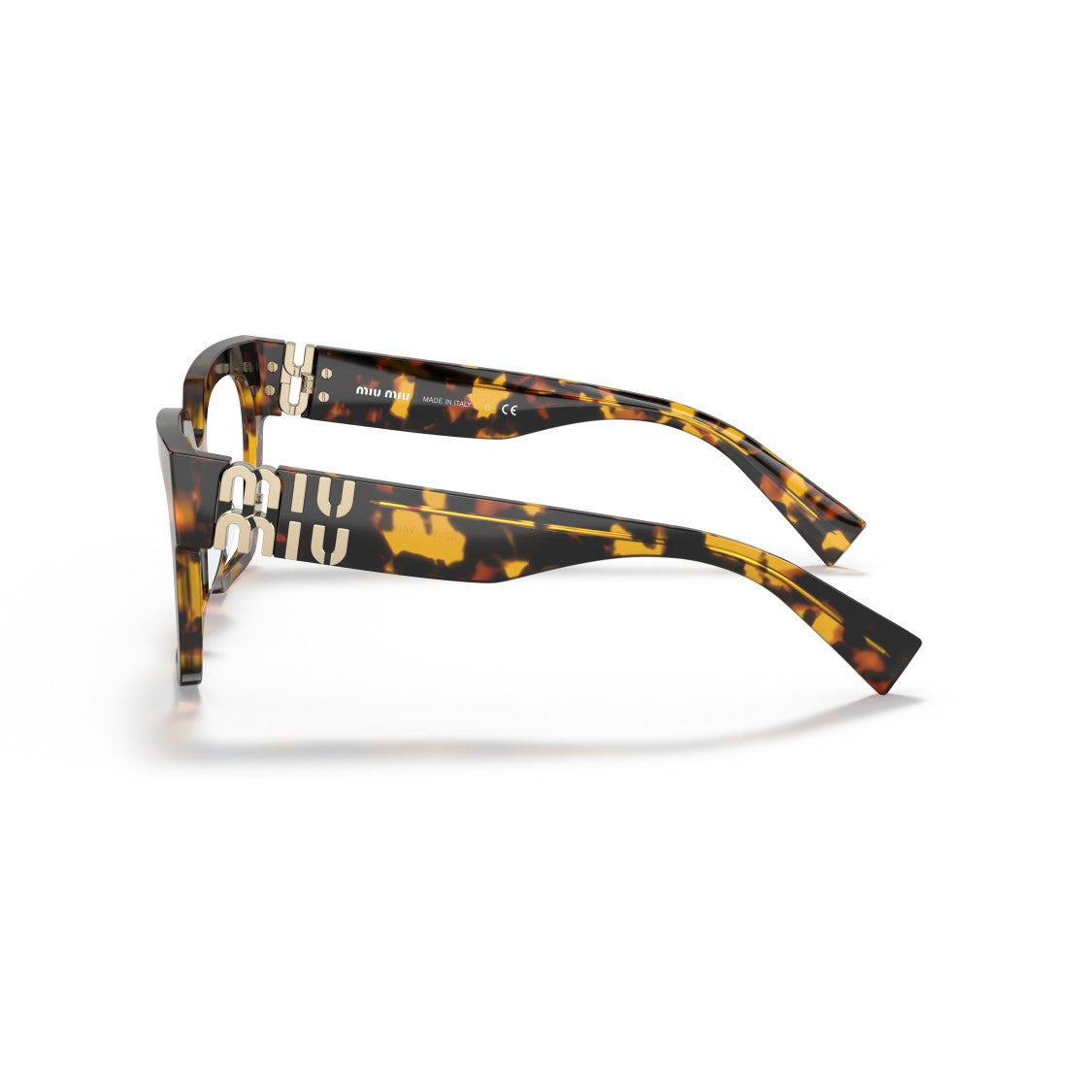Miu Miu 0Mu 04Uv Oversized Tortoiseshell Sunglasses