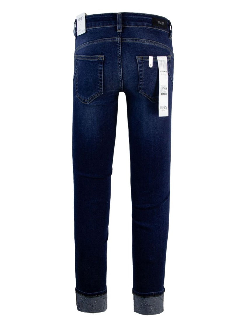 Liu Jo Slim-Fit Denim Jeans With Rolled Cuffs