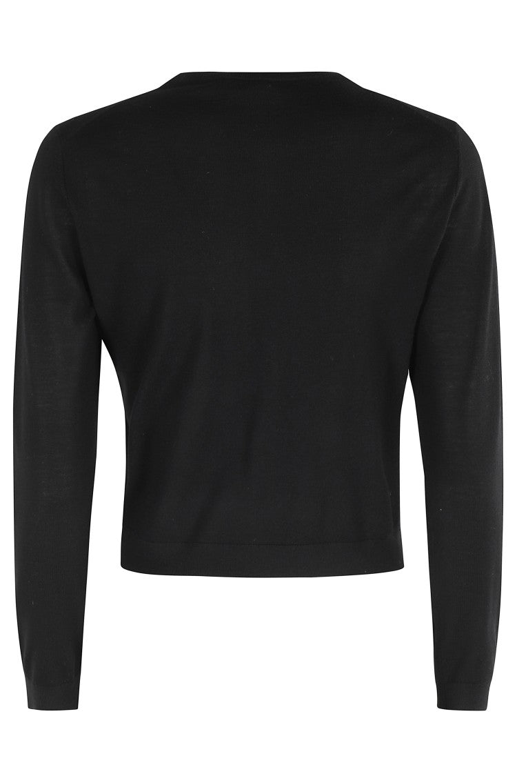 Theory Black Buttoned Cardigan