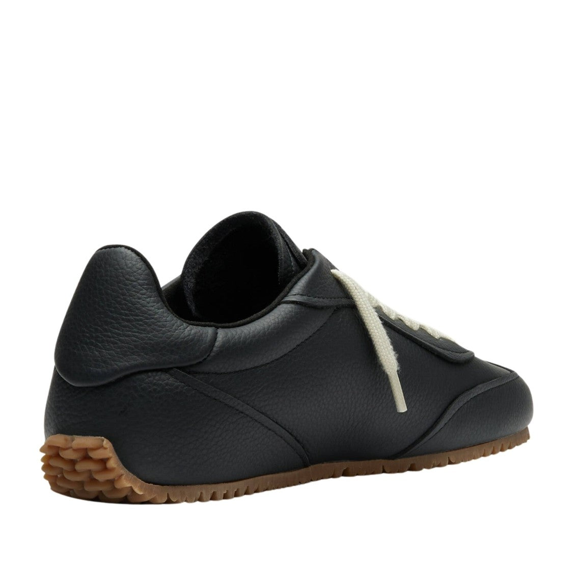 Axel Arigato Daze Runner Black Textured Gold Branding Leather Sneakers