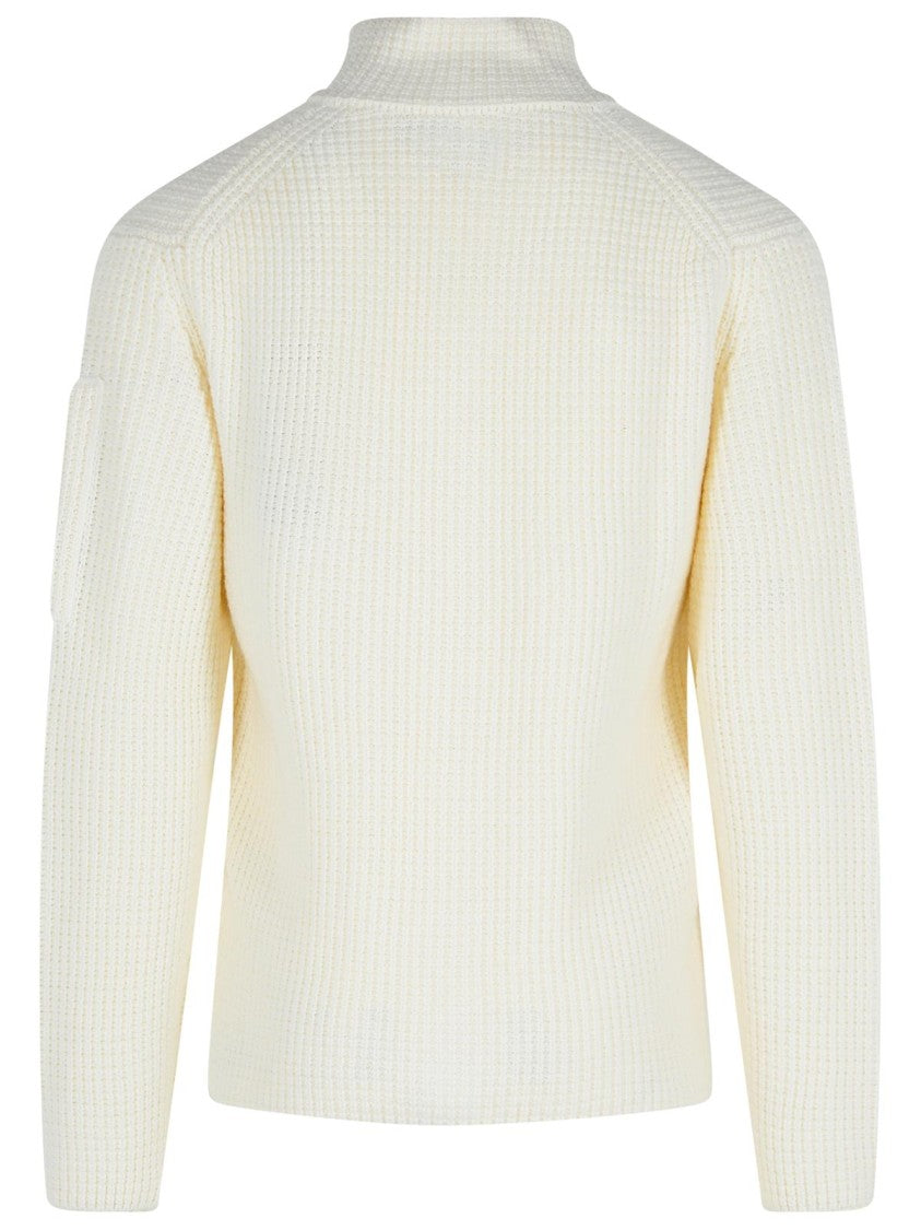 C.P. Company Ivory Wool Blend Sweater